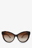 Burberry Brown Tortoise Gold Sides Sunglasses