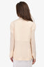 Stella McCartney Cream Silk Lightweight Single Breasted Blazer Size 40