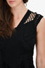 Jean Paul Gaultier Vintage Black Crochet Silk/Wool Maxi Dress with Slip Size S
