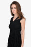 Jean Paul Gaultier Vintage Black Crochet Silk/Wool Maxi Dress with Slip Size S