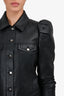 Retrofrete Black Lambskin Leather 'Ada' Jacket Size S