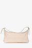 Celine 2021 White Leather Medium 'Romy' Shoulder Bag