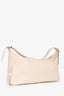 Celine 2021 White Leather Medium 'Romy' Shoulder Bag