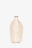 Celine 2021 White Leather Medium 'Romy' Shoulder Bag