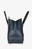 Celine 2012 Brown/Navy Tricoloured Medium Luggage Bag