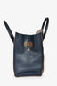 Celine 2012 Brown/Navy Tricoloured Medium Luggage Bag