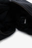 Pleats Please Issey Miyake Black Canvas/Leather Pleated Tote Bag