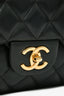 Chanel 2012 Black Quilted Lambskin Maxi Double Flap