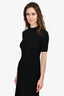 LouLou Studio Black Ribbed Maxi Dress Size S