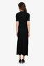 LouLou Studio Black Ribbed Maxi Dress Size S