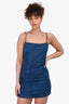 Reformation Jeans Dark Wash Sleeveless Denim Mini Dress Size 2
