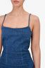 Reformation Jeans Dark Wash Sleeveless Denim Mini Dress Size 2
