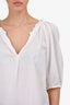Xirena White Puff Sleeve Blouse Size S