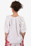 Xirena White Puff Sleeve Blouse Size S