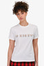Burberry White Nova Print Logo Size XXS