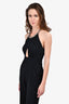 Roberto Cavalli Black Crystal Embellished Jumpsuit Size 4