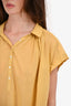 Nili Lotan Yellow Sleeveless Blouse Size S