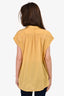 Nili Lotan Yellow Sleeveless Blouse Size S