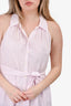Xirena Pink Sleeveless Belted Maxi Dress Size M
