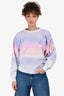 Isabel Marant Etoile Pink/Blue Pattern Crewneck Size 38