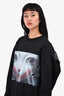 Junn.J Black Graphic Printed Sweater Size 50 Mens