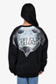 Junn.J Black Graphic Printed Sweater Size 50 Mens