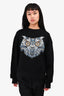 Juun.J Black Owl Embroidered Sweater Size 52