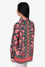 Farm Rio Emerald/Pink Patterned Button Down Top Size XS