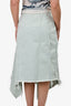 Dries Van Noten Light Denim Asymmetrical Skirt Size 38