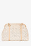 Bvlgari Beige Ostrich Leather/Mother Of Pearl Tote