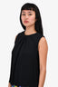 Joseph Black Pleated Front Top Size 36