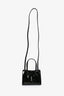 Telfar Black Patent Leather Small Shopping Bag