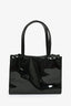 Telfar Black Patent Leather Small Shopping Bag