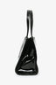 Telfar Black Patent Leather Small Shopping Bag
