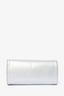 Telfar Silver Leather Small Shopping Bag