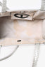 Telfar Silver Leather Small Shopping Bag