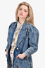 Isabel Marant Etoile Blue Denim Blazer Jacket Est. Size S/M
