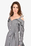 Prada Black/White Checkered Belted Dress Est. Size 36