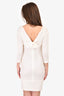 Pre-Loved Chanel™ White Bow Detail Dress Size 36