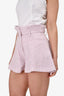 IRO Pink Tweed Pattern Shorts Size 36