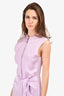 Bondi Born Lilac Sleeveless Wrap Skirt Mini Dress Size S