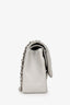 Pre-Loved Chanel™ 2019/20 Grey Lambskin Leather Jumbo Double Flap