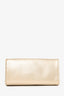 Telfar Gold Leather Mini Tote Crossbody Bag