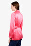 Sies Marjan Pink Wool Belted Blazer Size 0