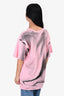 Moschino Couture Pink Logo T-Shirt Size 42