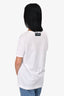 Dolce & Gabbana White Patchwork Logo T-Shirt Size 42