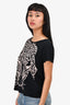 Stella McCartney Black Printed Top Size 38