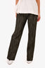 Beaufille Black Plaid Pants Size 0