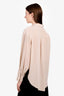 Brunello Cucinelli Taupe Silk Button Down Long Sleeve Shirt Size XS