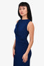 T by Alexander Wang Navy Knotted Sleeveless Dress Size S